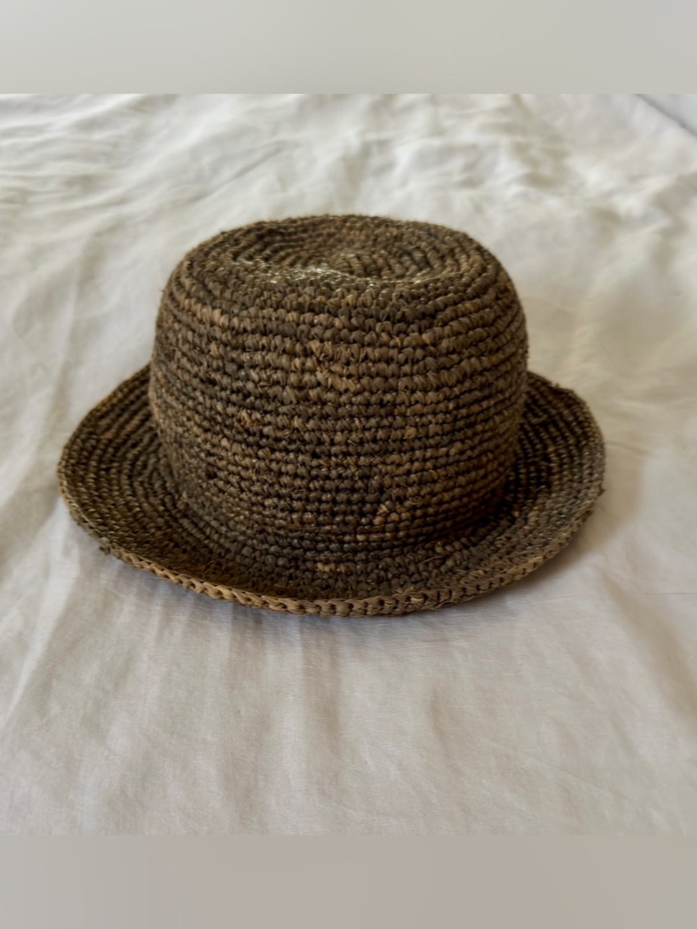 Vintage Corroboree Australian Packable Straw Hat